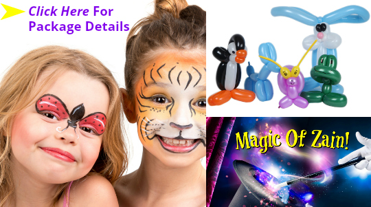 Stress-free children's birthday entertainment solutions! children's birthday party entertainment with magicians and face paint
